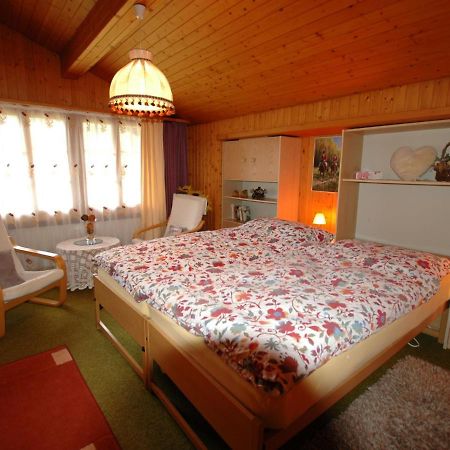 Pristine Home In A Charming Village Large Grassy Sunbathing Area View Of The M Nch And Jungfrau Wilderswil Bagian luar foto